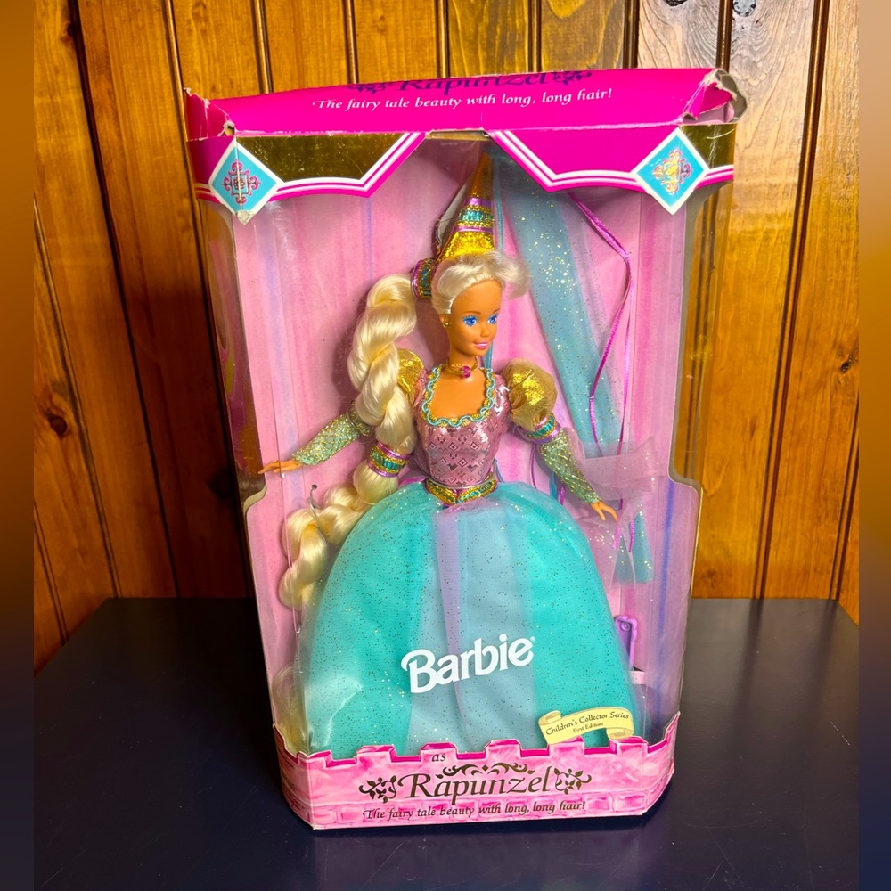 NRFB 1994 Vintage Barbie Doll as Rapunzel Fairytale First Edition Limited Editio